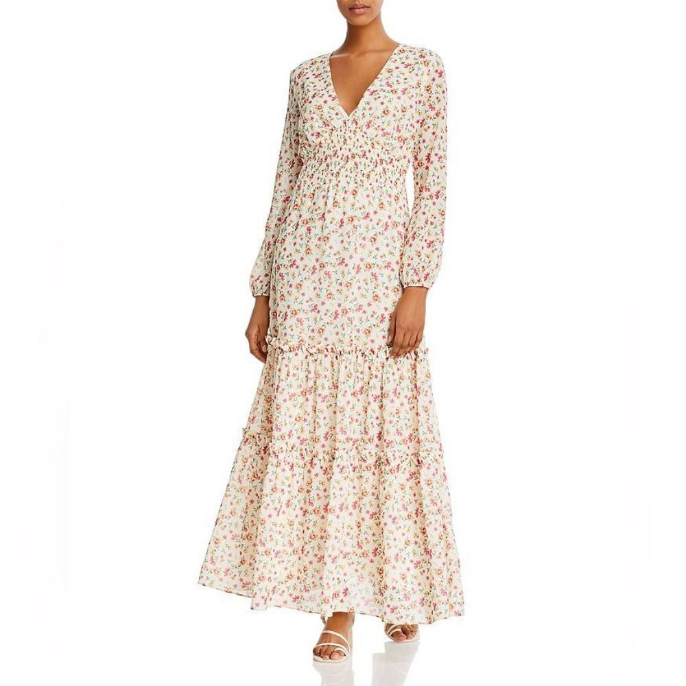 LOST + WANDER Love in Bloom Long Sleeve Floral Maxi Dresss